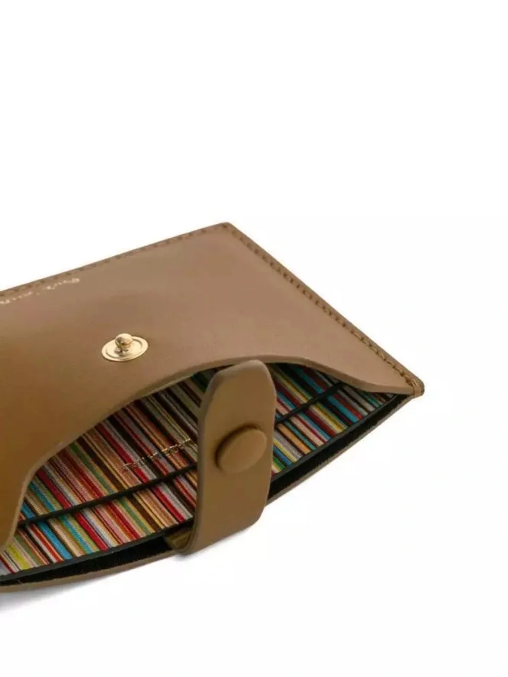 Paul Smith Leather Credit card Holder With ‘Signature Stripe’ Pull Out
